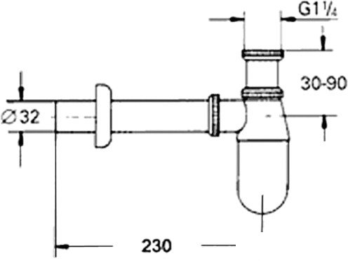 Сифон Armatura 601-054-00