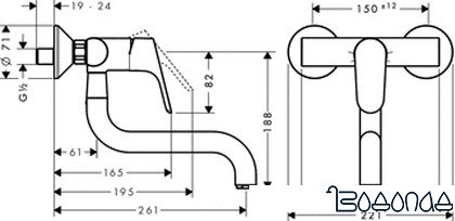 Смеситель Hansgrohe Focus [31825000]