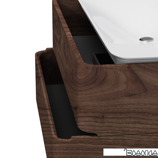 AM.PM Тумба под умывальник Sensation 100 M30FHX1002NF (орех) фото 4