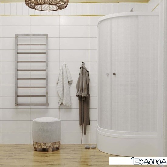 Душевой уголок Triton Стандарт В1 100x100 (белый лен)