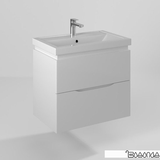 Briz Тумба подвесная Сити 70 с умывальником Фостер