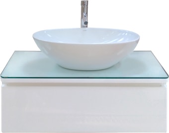 Мебель для ванных комнат Misty тумба под умывальник Скай-90 подвесная с подсветкой