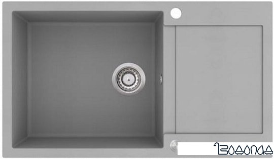 Кухонная мойка Aquasanita Tesa Plus SQT 104 (светло-серый 221)