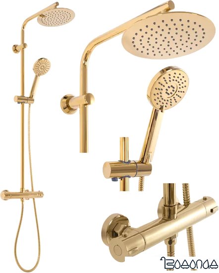 Душевая система Rea Bliss Gold REA-P8806