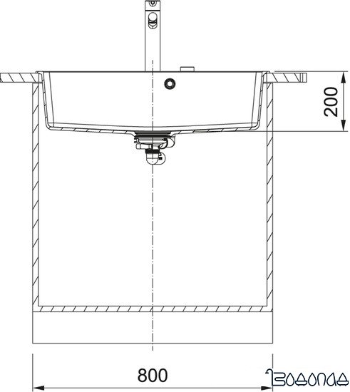 Кухонная мойка Franke Centro CNG 610-73 114.0628.434 (миндаль)