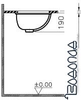 Умывальник Vitra Arkitekt 47x38 (6039B003-0012)