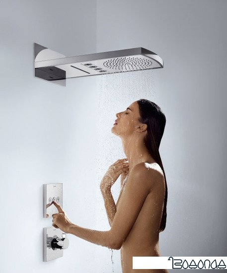 Смеситель без скрытого механизма Hansgrohe ShowerSelect Highflow 15760000