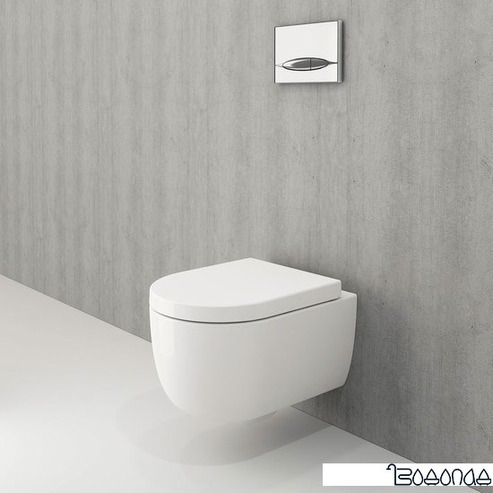 Унитаз Bocchi V-Tondo Rimless (белый) 1417-001-0129