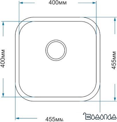 Кухонная мойка Asil AS 333 (полированная, 0.8 мм) фото 2 Кухонная мойка Asil AS 333 (полированная, 0.8 мм) фото 2