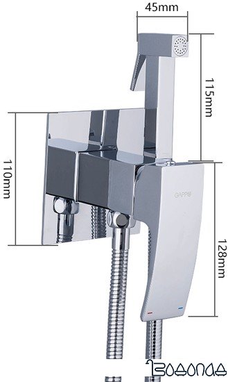 Смеситель Gappo G7207-1