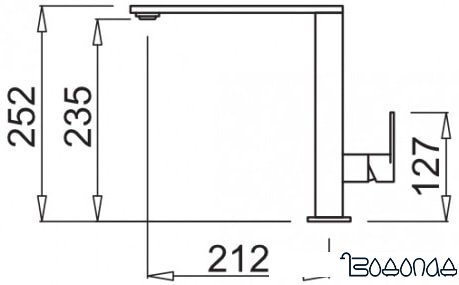 Смеситель Elleci Flat K96 White