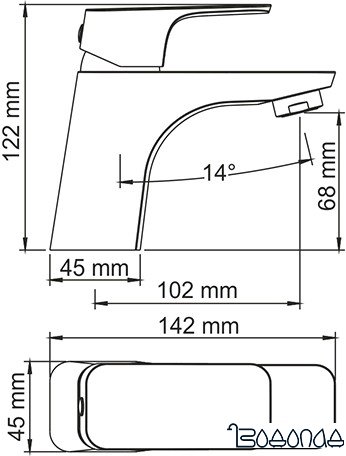 Смеситель Wasserkraft Salm 2703 фото 4