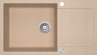Кухонная мойка Aquasanita Tesa SQT104AW (бежевый 110)