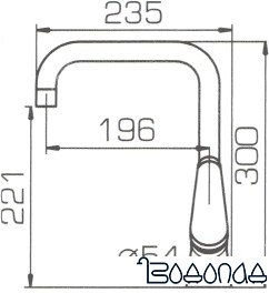 Смеситель Bravat Eco F7111147C