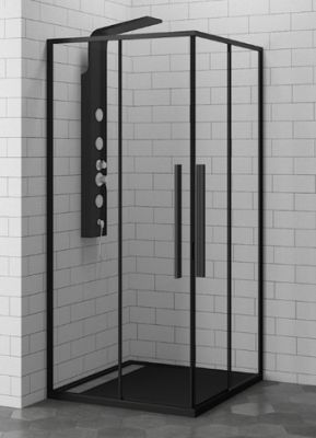 Душевой уголок RGW SV-31B 100x100 (черный/прозрачное стекло)