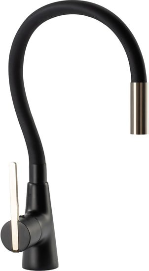 Смеситель Rea Icon REA-B5682 (черный/золотой) фото 1