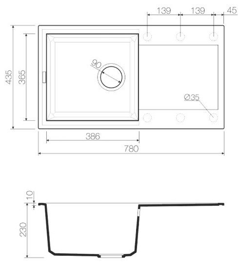 Кухонная мойка Omoikiri Sakaime 78-EV [4993197] фото 2