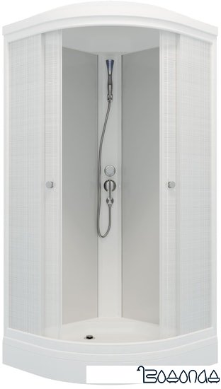 Душевая кабина Triton Стандарт А3 90x90 (белый лен)