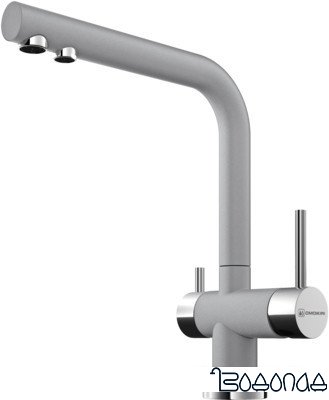 Смеситель Omoikiri Nagano-GR (ленинградский серый)