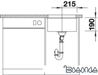 Кухонная мойка Blanco Rotan 400-U (антрацит) фото 4