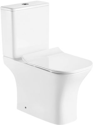 Унитаз Azario Fretta Square AZ-1215 + AZ-1216