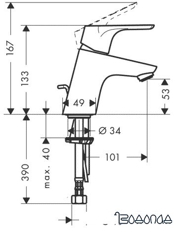 Смеситель Hansgrohe Focus E2 31730000