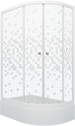 Душевой уголок Triton Коралл В1 120x80 L (мозаика)