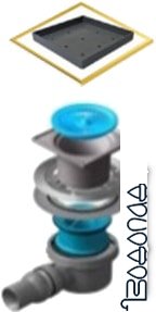 Трап/канал Pestan Confluo Standard Ceramic 1 Gold