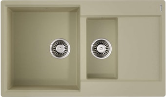 Кухонная мойка Omoikiri Daisen 86-2 BE (ваниль)