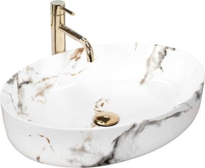 Умывальник Rea Queen (carrara shiny)