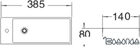 Умывальник CeramaLux N9048FR фото 2