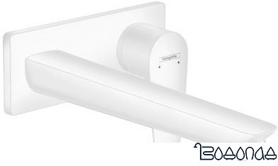 Смеситель Hansgrohe Talis E 71734700 (белый матовый)