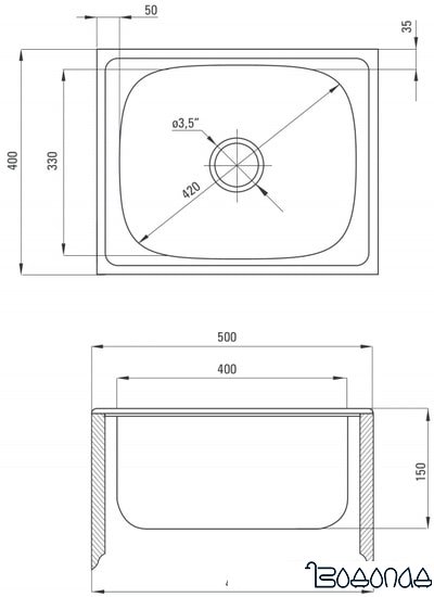 Кухонная мойка Deante Techno ZEU 310A (оформление) Кухонная мойка Deante Techno ZEU 310A (оформление)