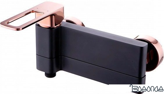 Смеситель IDDIS Slide SLIBG00i02 (черный/розовое золото)