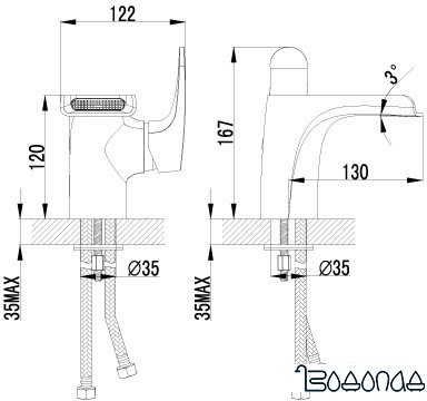 Смеситель Lemark Shift [LM4346C]