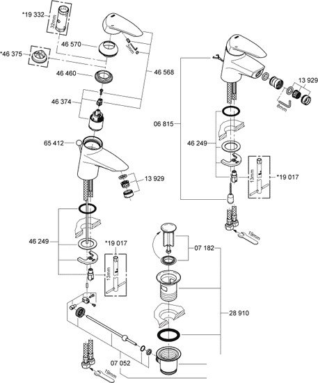 Смеситель Grohe Eurodisc 33244001