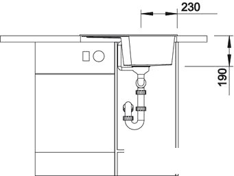 Кухонная мойка Blanco Zia 40 S (белый) [516922] фото 4
