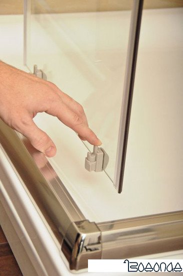 Душевая дверь Ravak Blix BLDP2 120 (серебристый/grape) фото 4