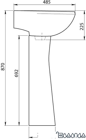 Пьедестал Santeri Соната 136012S0000B0 фото 3