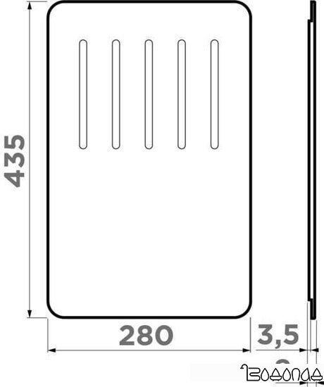 Разделочная доска на мойку Omoikiri CB-Banzen 4999032