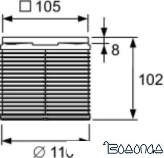 Сливная решетка Tece Drainpoint S 3660001