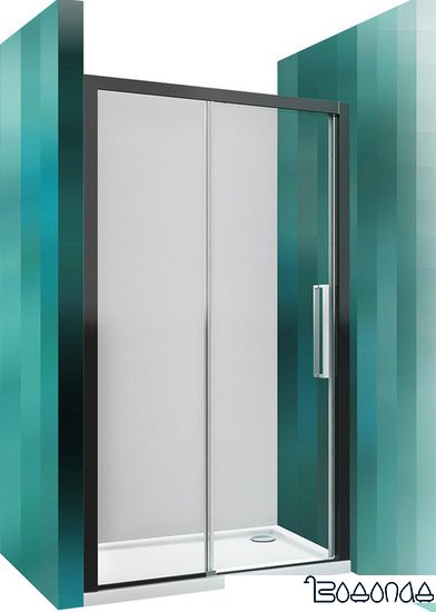 Душевой уголок Roltechnik Exclusive Line ECD2P/1200 (правый, черный) [565-120000P-05-02]