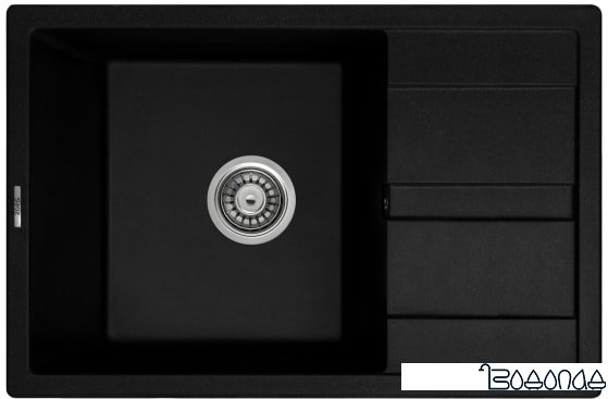 Кухонная мойка ZorG Apollo 78 (черный опал)