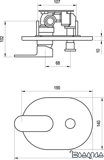 Смеситель Ravak Chrome-CR.065.00 [X070056]