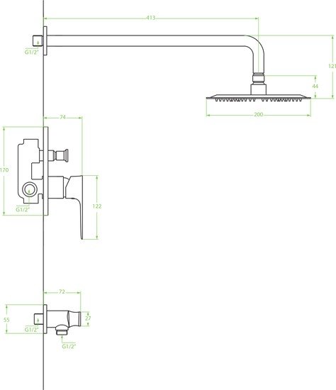 Душевая система Laveo Raila BLL 001P фото 4