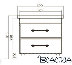 Аква Родос Империал 65 Тумба