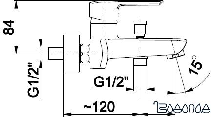 Смеситель Armatura Aquamaryn 4614-010-00