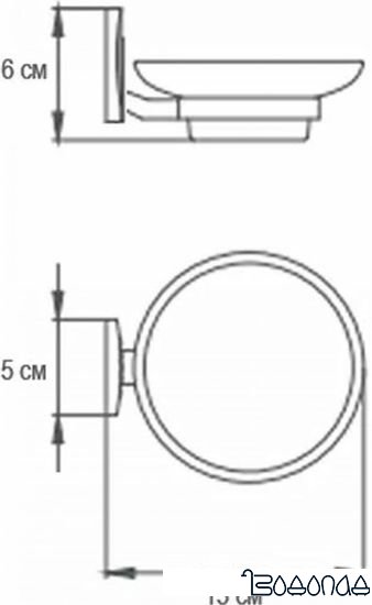 Мыльница Ekko E1602