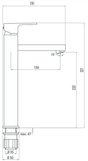 Смеситель Deante Anemon BCZ 021K (хром)