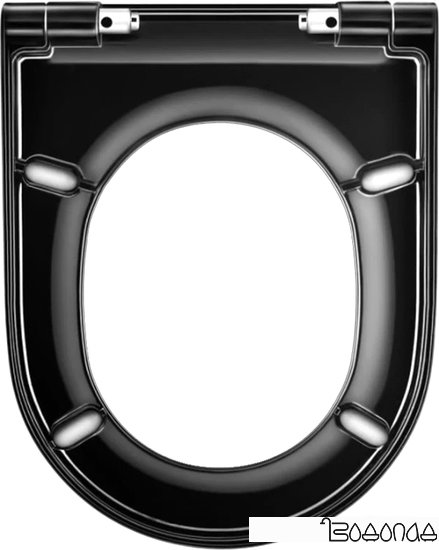 Сиденье для унитаза Berges Wasserhaus Uno Black SO 018153